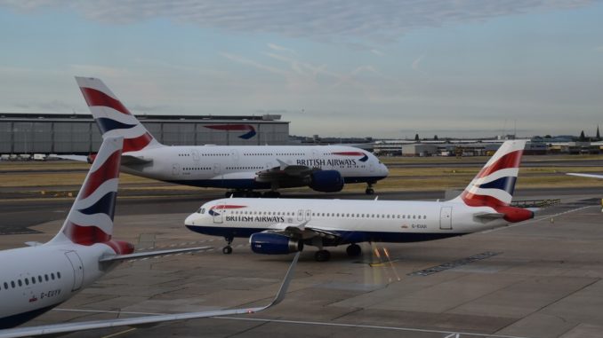 British Airways Flugzeuge in London Heathrow