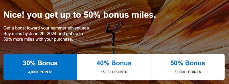 Bis zu 50% Bonus beim Kauf von Alaska Airlines Meilen bis 26.06.2024