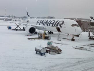 Finnair Airbus A350-900 in Helsinki